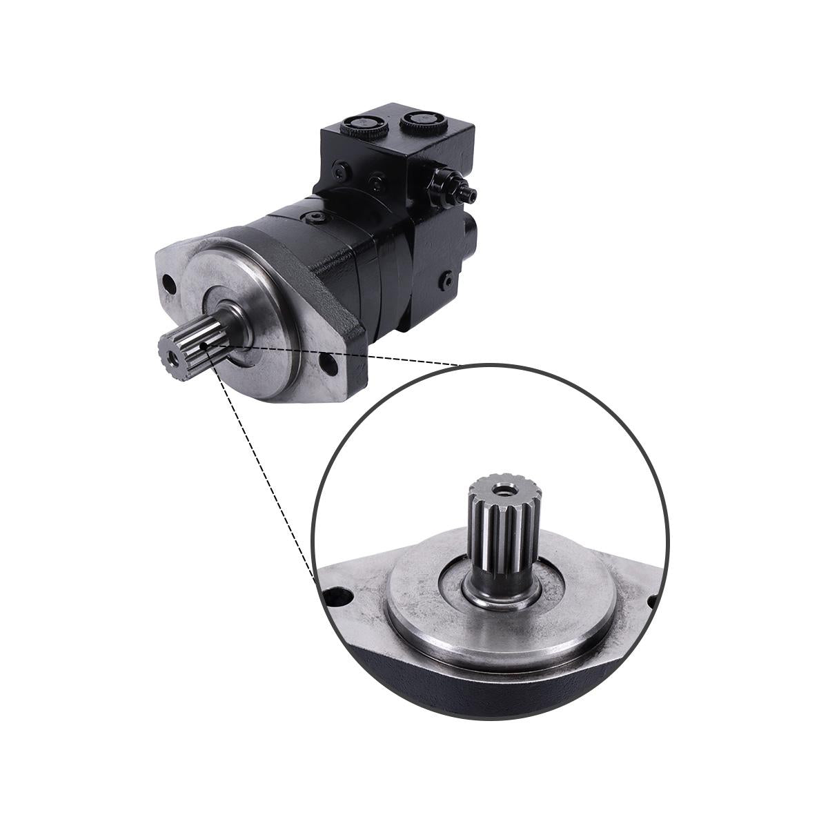Hydraulikmotor 104-4455-006 für Eaton Char-Lynn 2000-Serie – Detail