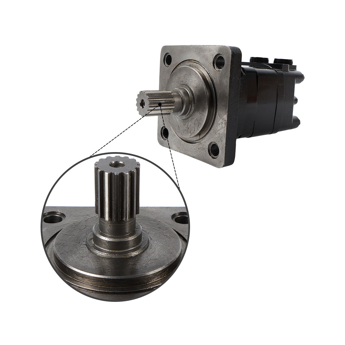 Hydraulic Motor 6632177 6630506 for Bobcat 453 450 443 440B 440 Skid Steer - Sinocmp