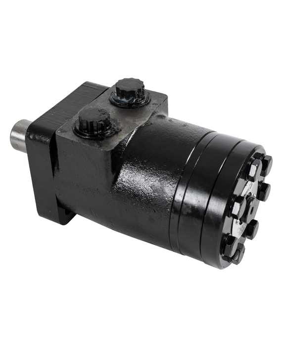 Moteur hydraulique CM034P pour les produits acheteurs, type de montage à 4 boulons, rainure de clavette d'arbre de 0,25