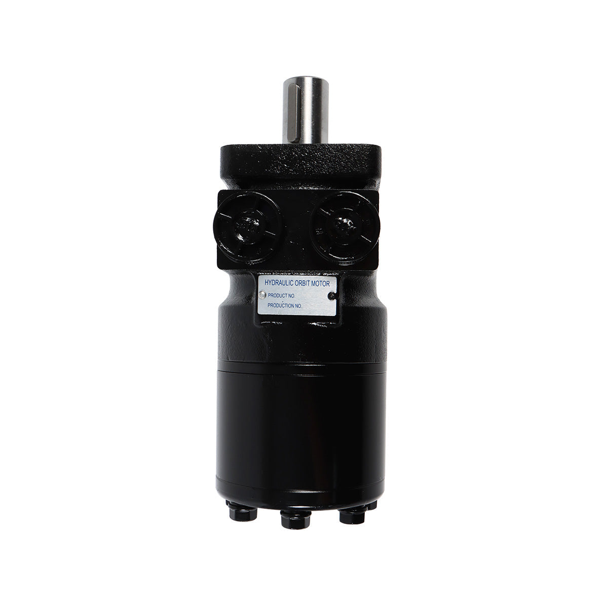 Hydraulic Motor CM074P for Buyers Products 4-Bolt Mount Type 0.25" Shaft Keyway 1/2" NPT