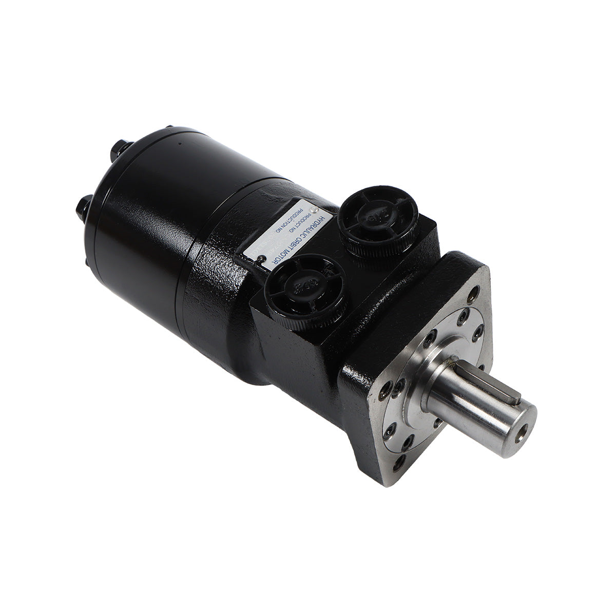 Hydraulic Motor CM074P for Buyers Products 4-Bolt Mount Type 0.25" Shaft Keyway 1/2" NPT