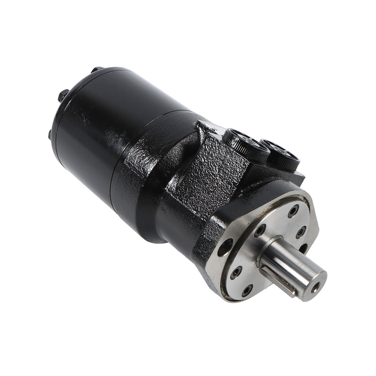 Hydraulic Motor CM082P for Buyers Products 2-Bolt Mount Type 0.25" Shaft Keyway 1/2" NPT