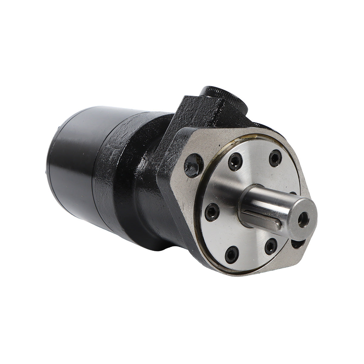 Hydraulic Motor CM082P for Buyers Products 2-Bolt Mount Type 0.25" Shaft Keyway 1/2" NPT - Sinocmp