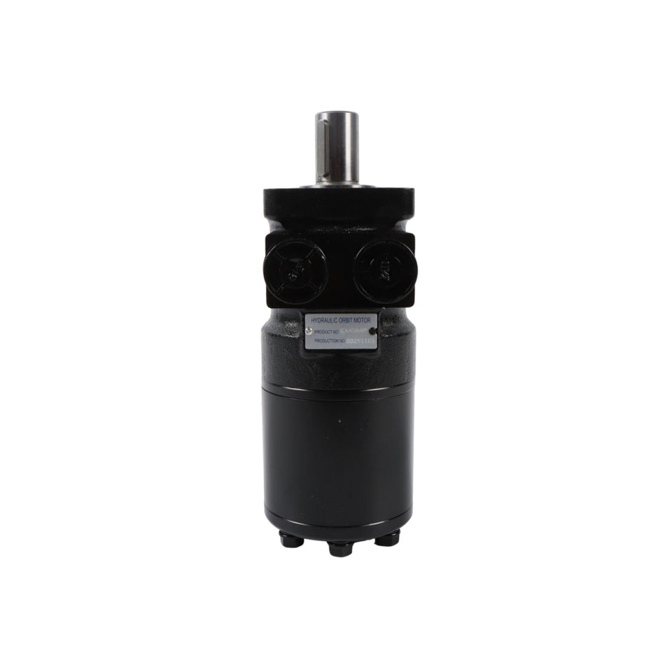 Hydraulic Motor CM084P for Buyers Products 4-Bolt Mount Type 0.25" Shaft Keyway 1/2" NPT