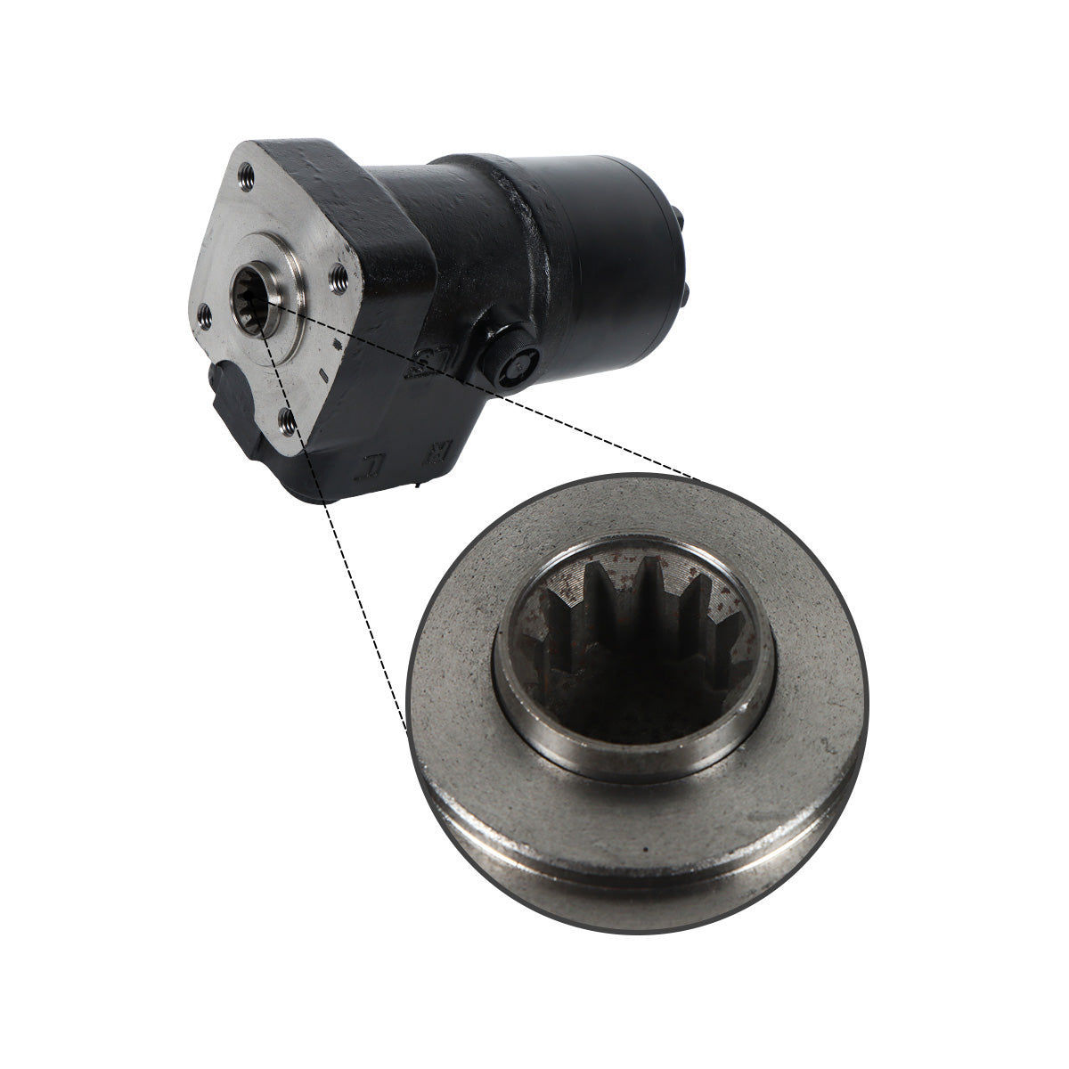 Soupape de direction de moteur hydraulique 213-4051-002 213-4051 pour Eaton Char-Lynn série 3 6 12 - Sinocmp