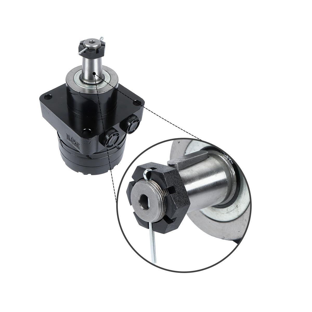 Hydraulic Motor TF0240US080AA Parker for John Deere Turf Mower 7500 7700 8500 8700 8800 - Detail