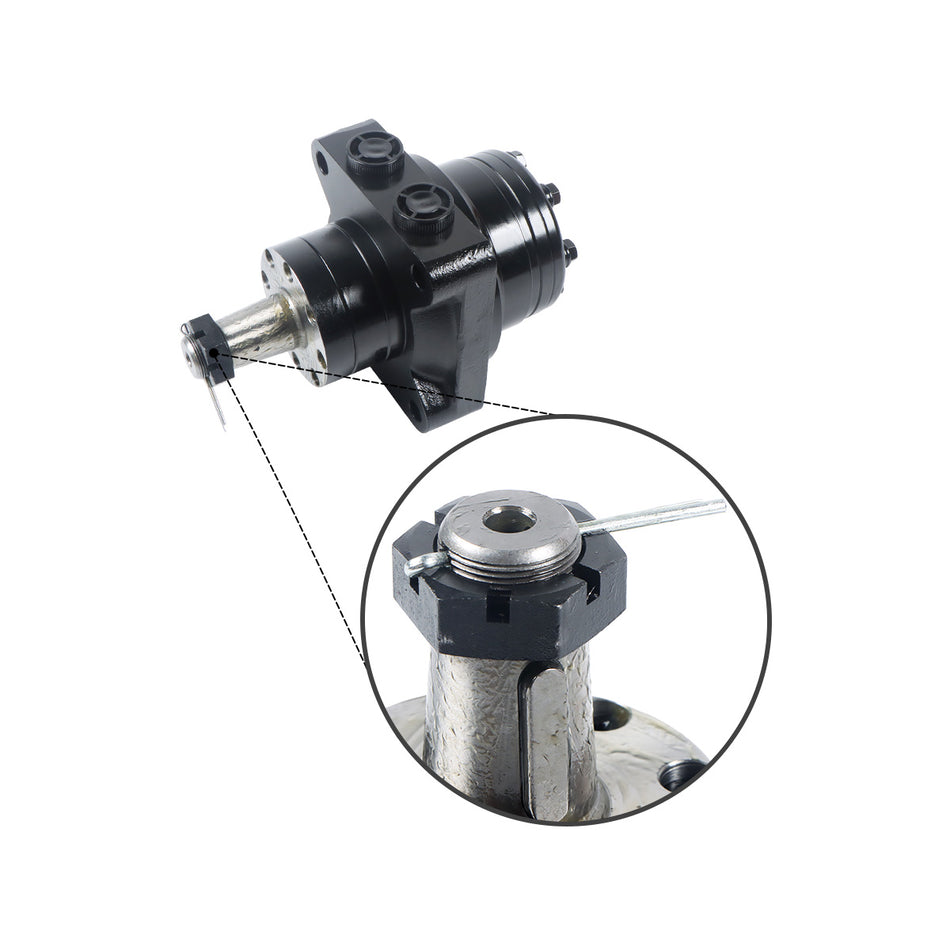 Hydraulic Motor TJ0050US081AAAB TJ0050US081AAKY for Parker - Detail