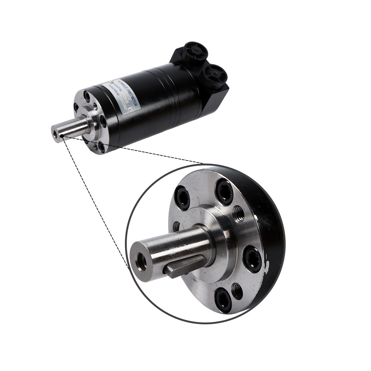 Moteur orbital hydraulique BMM-32-MBU 151G0036 OMM32-151G0036 pour Danfoss - Détail