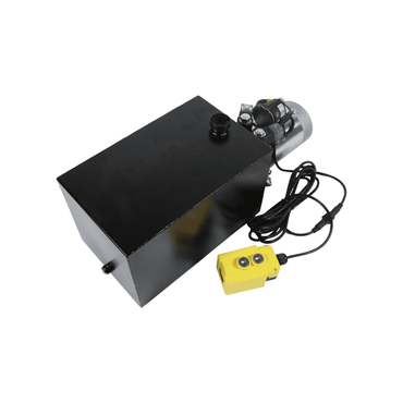 Hydraulic Power Unit 15 Quart Double Acting DC 12V for Car Lifting Dump Trailer