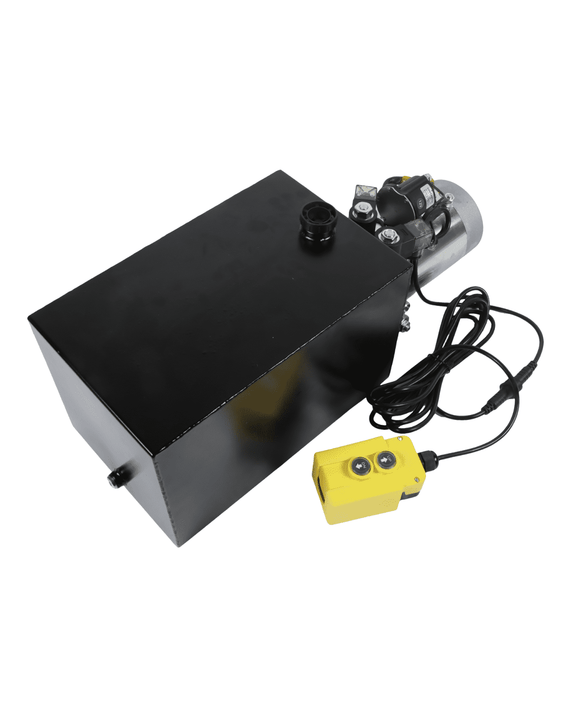 Unité de puissance hydraulique 15 litres à double effet DC 12 V pour remorque à benne basculante de levage de voiture
