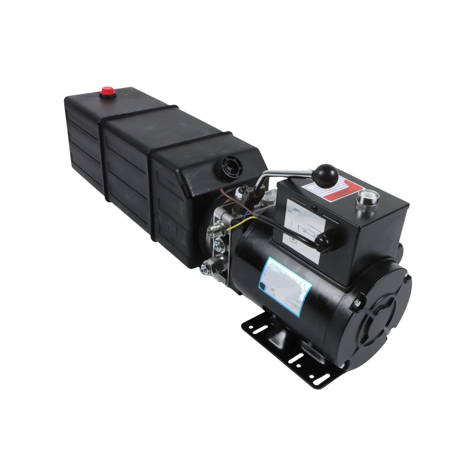 Hydraulic Power Unit 15 Quart Single Acting AC220-240V for Car Lifting Dump Trailer