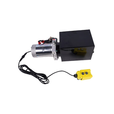 Hydraulic Power Unit 8 Quart Double Acting DC 12V for Car Lifting Dump Trailer