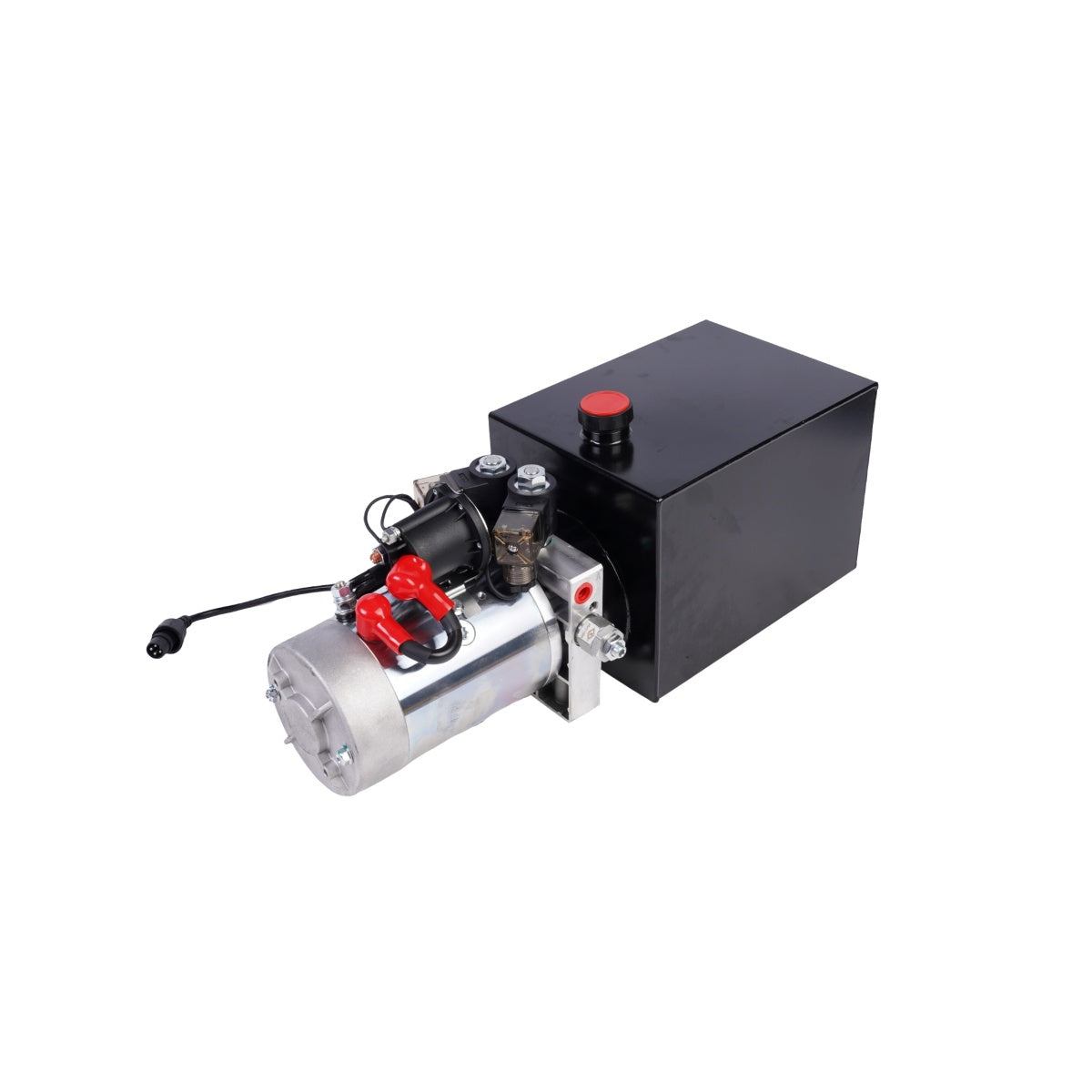 Hydraulic Power Unit 8 Quart Double Acting DC 12V for Car Lifting Dump Trailer - Sinocmp
