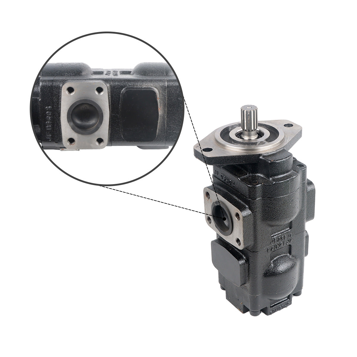 Hydraulic Pump 20/925586 20925586 for JCB Backhoe Loader 1400B 1550B 1600B 29/23 CC/REV - Sinocmp