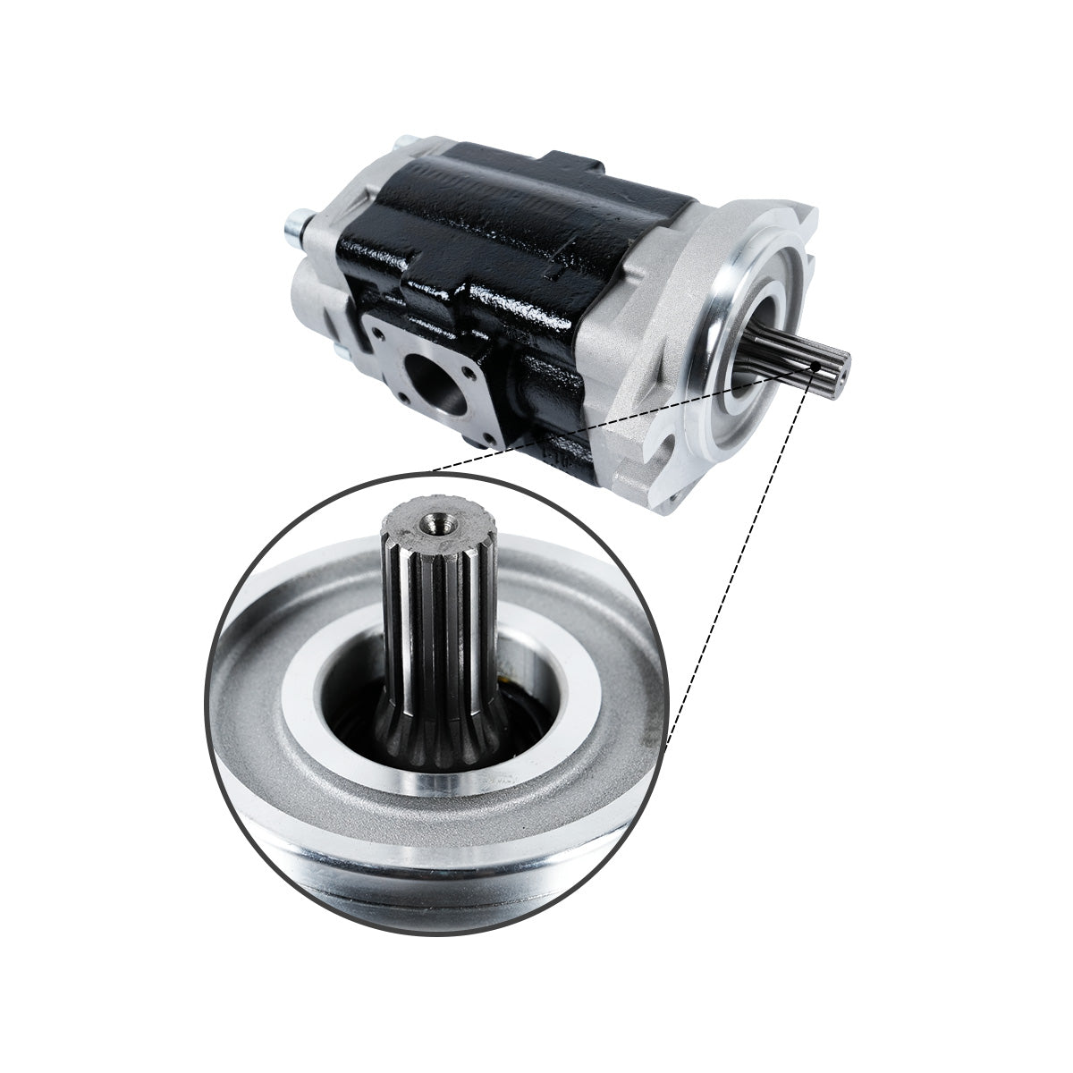 Hydraulic Pump 3C081-82204 for Kubota Tractor M8560 M9540 M8540 M5040 M6040 - Sinocmp