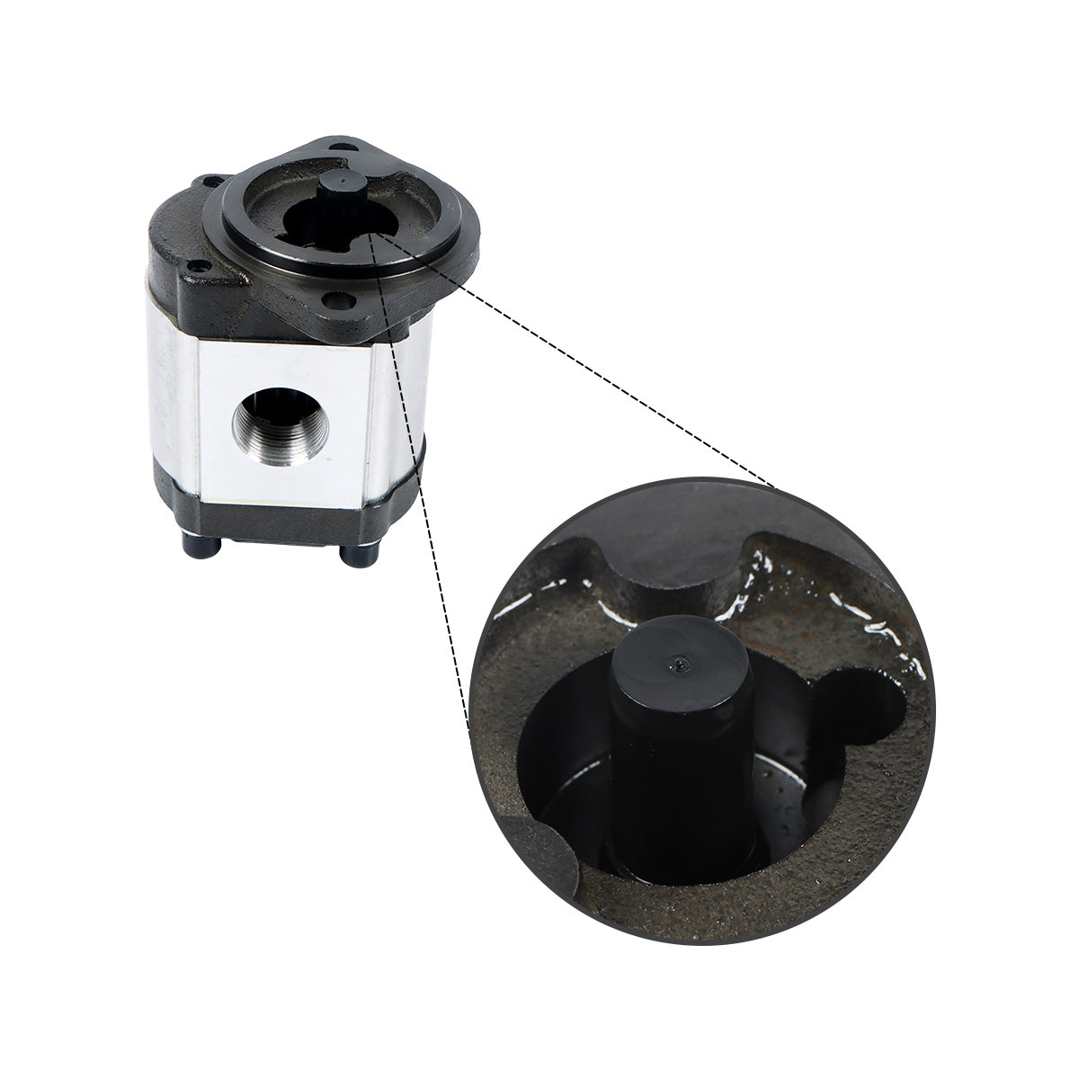 Bomba hidráulica 6669385 6650678 6667723 para minicargadora Bobcat 653 751 7753 753 - Detalle