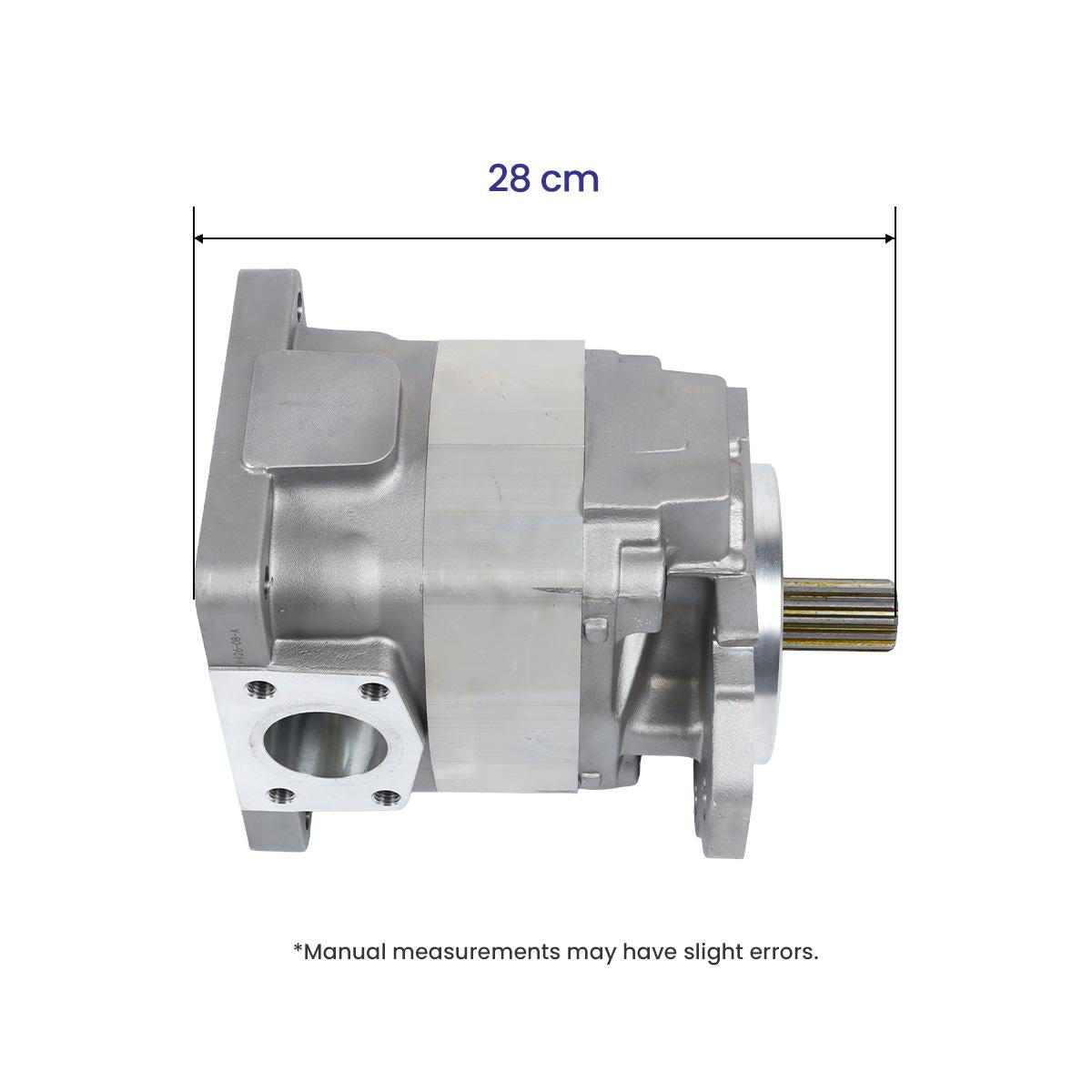 Hydraulic Pump 705-21-38100 for Komatsu Wheel Loader WA380-5 WA380-5L - Dimension