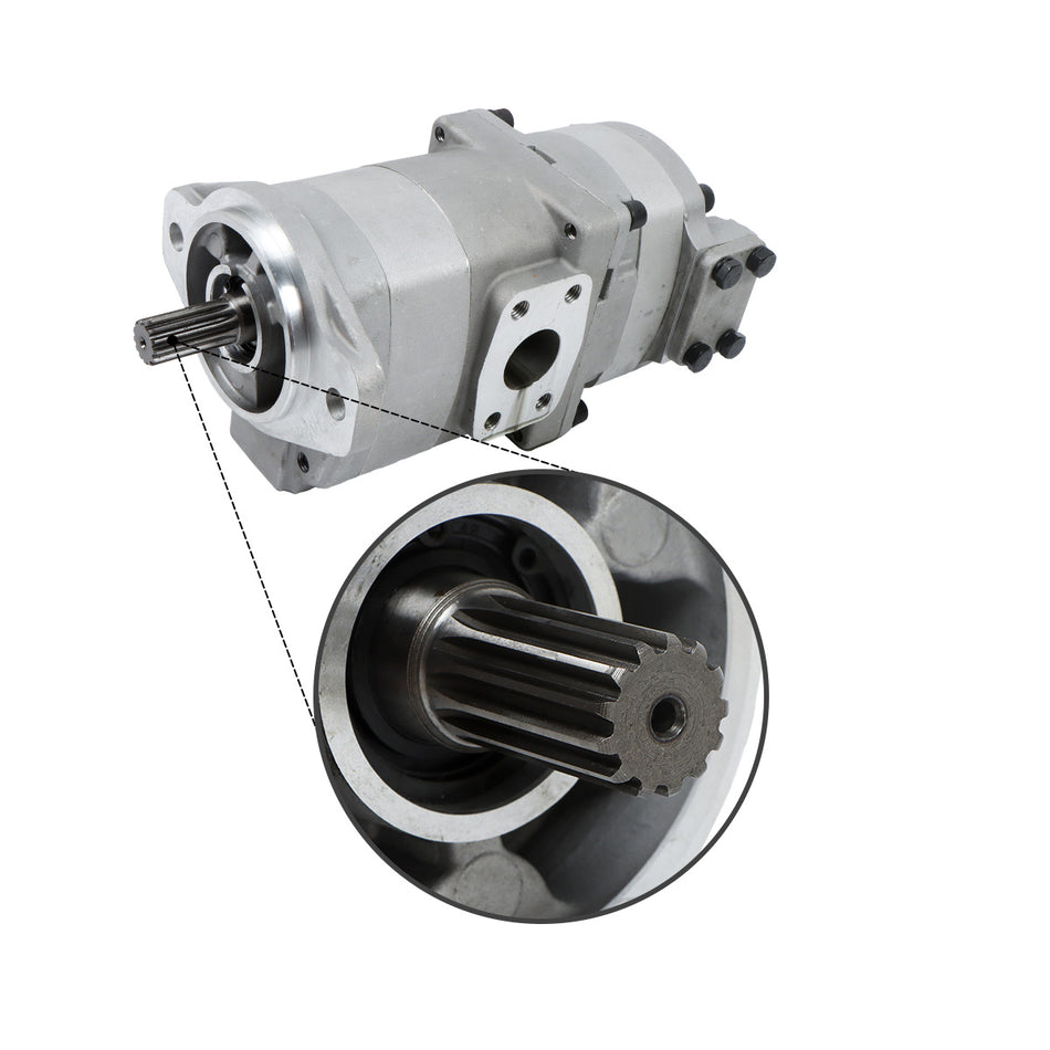 Bomba Hidráulica 705-51-20180 para Carregadeira de Rodas Komatsu WA150-3-X WA150-1 WA180PT-3 - Sinocmp