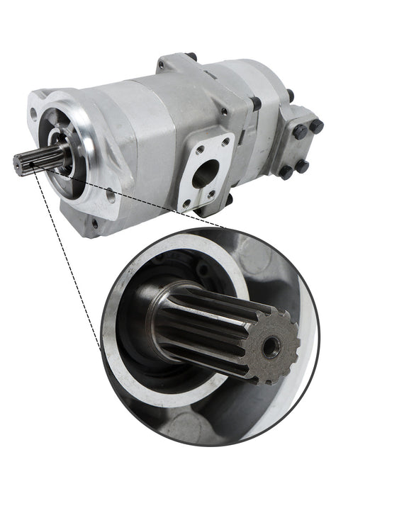 Pompe hydraulique 705-51-20180 pour chargeuse sur pneus Komatsu WA150-3-X WA150-1 WA180PT-3