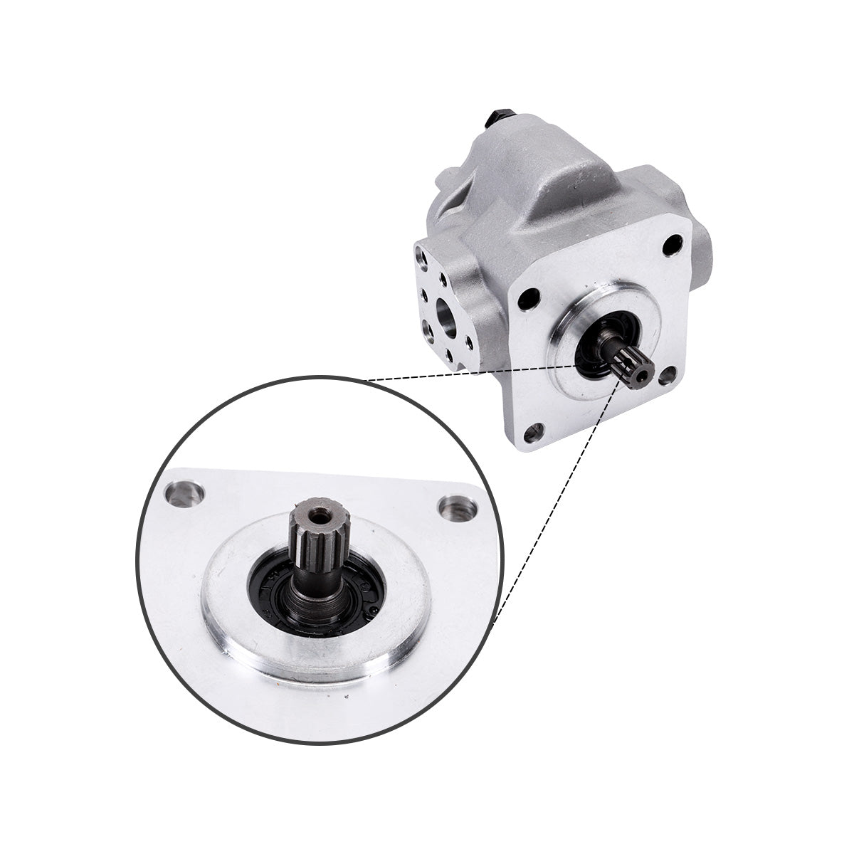 Hydraulikpumpe AM876750 1401-1192 für John Deere Traktor 2210 2305 3005 4100 4110 - Detail
