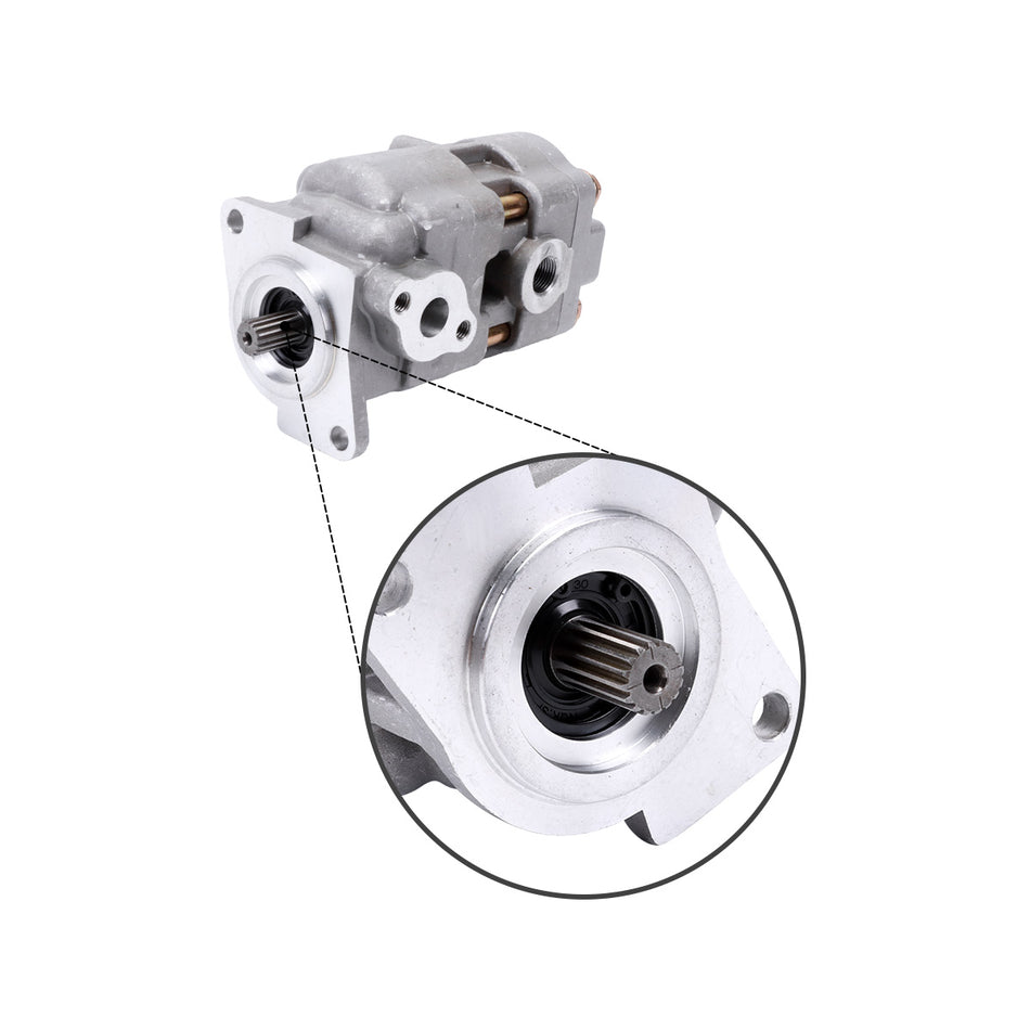 Hydraulic Pump T1150-36400 T1150-36403 T1150-36409 for Kubota Tractor L3008 L3408 - Detail