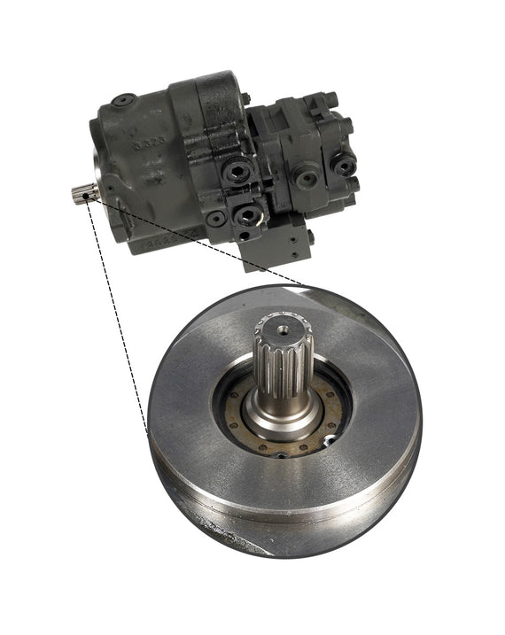 Pompe hydraulique PVD-0B-23BCP-8G3-5498A pour excavatrice Caterpillar CAT 302.7D
