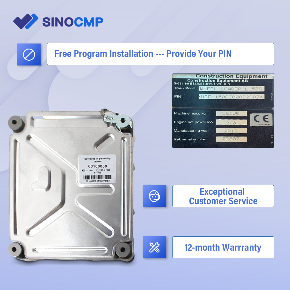 Installation Tips for VOE60100000 ECU Controller - Sinocmp