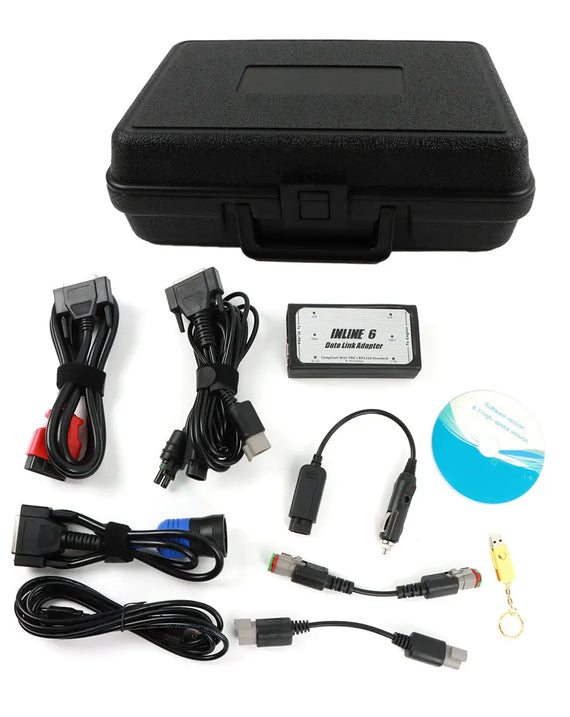 Adaptateur de liaison de données en ligne 6 3165033 pour kit de scanner de diagnostic Cummins Komatsu