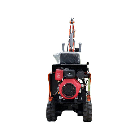 KV08 Mini Excavator - Backside