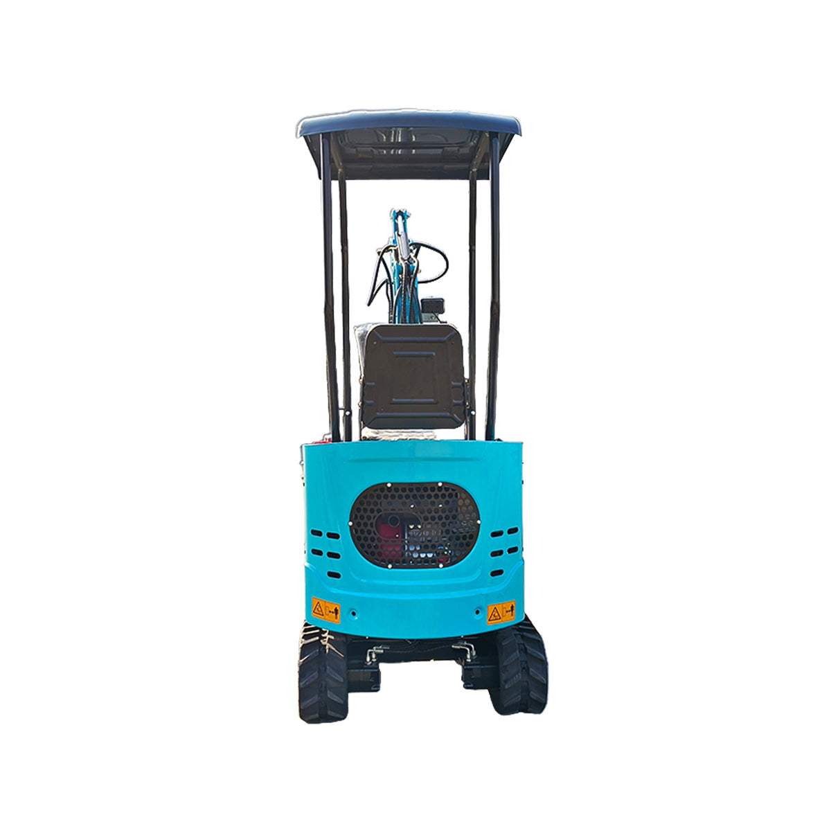 KV12 Mini Excavator - Backside