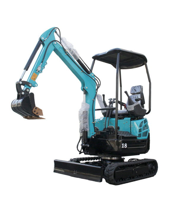 Miniexcavadora KV18 de 1,21 toneladas con motor Kubota D722