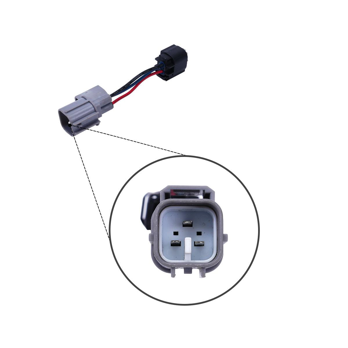 Sensor de baja presión LC52S000013F1 para excavadora Kobelco SK200-6E 200-8 - Detalle del enchufe