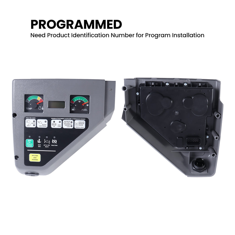 Left Instrument Panel 6689754 for Bobcat Skid Steer Loader 751 753 763 773 863 873 883 - Program Installation Tips
