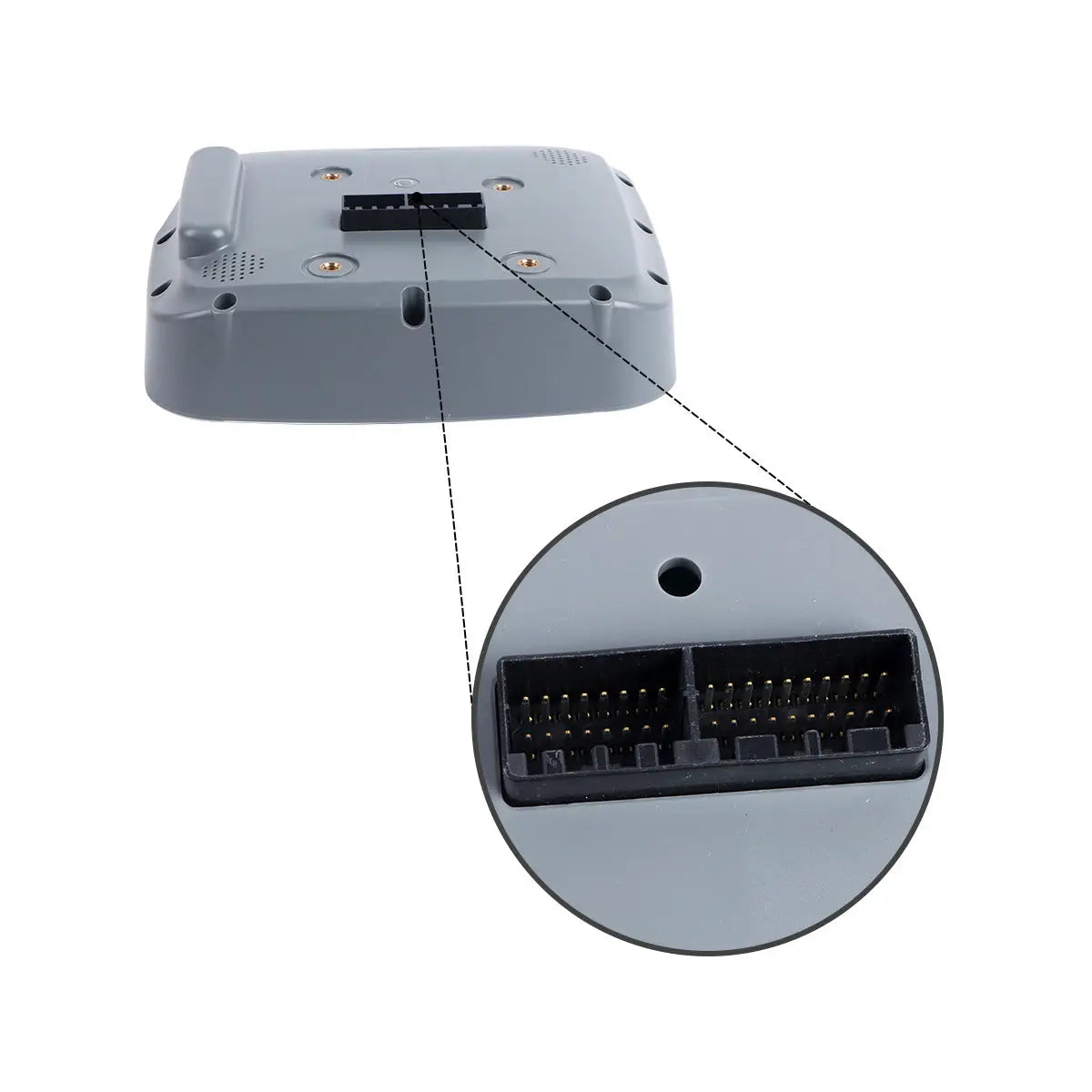 Monitor Display Panel 300426-00089A for Doosan Daewoo Excavator DX300LC-3 DX255-5 - Plug Detail