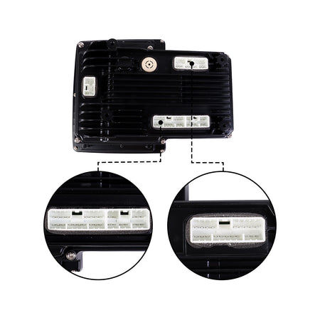 Monitor Display Panel 7835-35-2005 for Komatsu Excavator PC228USLC-10 PC210LC-10 - Plug Detail