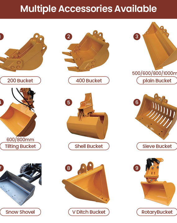 0.7 Ton KV08 Mini Excavator