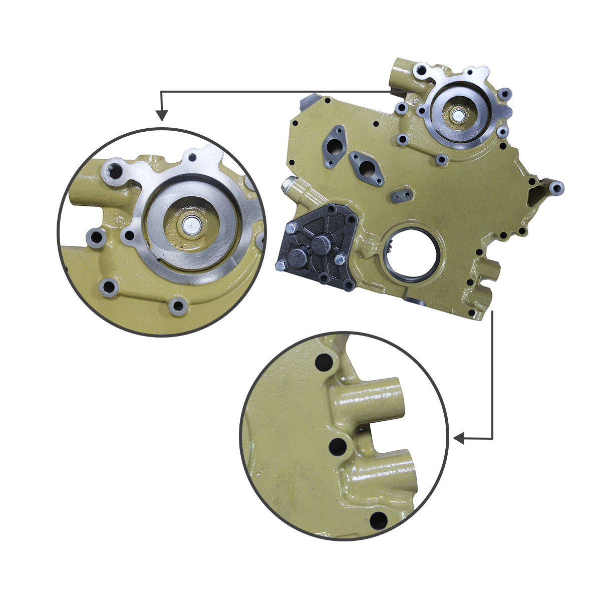 178-6539 34335-23010 Ölpumpe für Caterpillar 3066 S6KT Motorgetriebegehäuse - Sinocmp