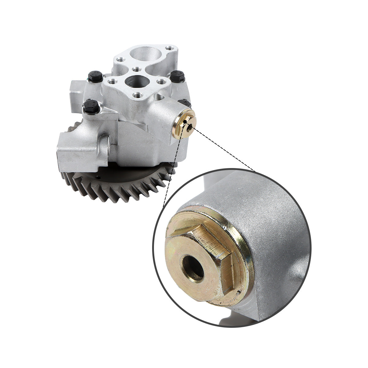 Ölpumpe 65.05100-6022 für Doosan D1146 DE08 D2366 Motor DH220-3 DH300-7 Bagger – Sinocmp