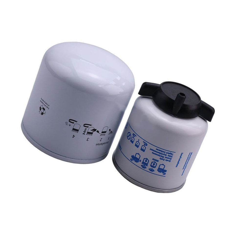 Oil & Fuel Filter 6667352 6675517 for Bobcat 751 753 763 773 S130 S205 S510 T110 T180 225 231 334 341 430 E45 E55 - Sinocmp