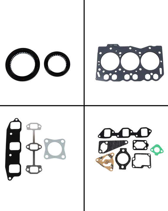 Kit de junta de revisão para motor Yanmar 3TNE68 3D68E