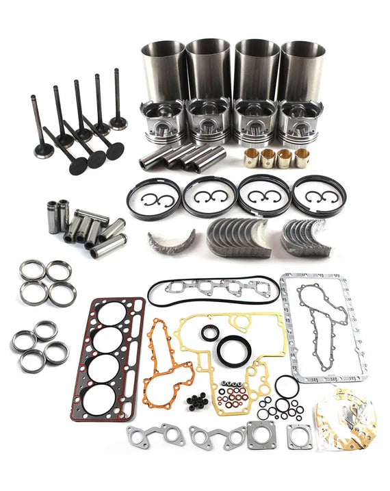 Kit de reconstrução de revisão para motor Kubota V2203-M L4350DT L4400DT L4740 MX5100 R510 L5240 Injeção indireta