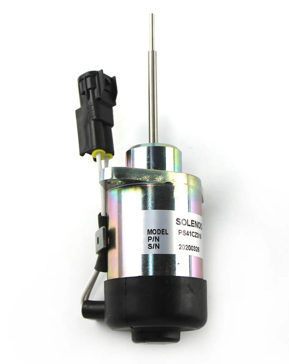 Solenóide de parada ps41cz318 1e411-60012 12v para motor kubota 325 miller mig soldador trailblazer d902