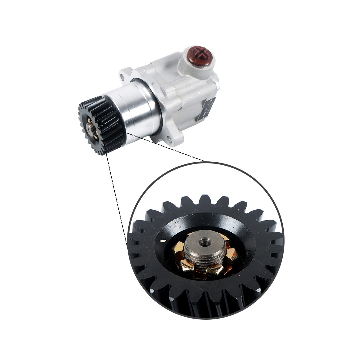Servolenkungspumpe 20532472 20357309 für Volvo D12 VED12 Motor WG64 LKW – Detail