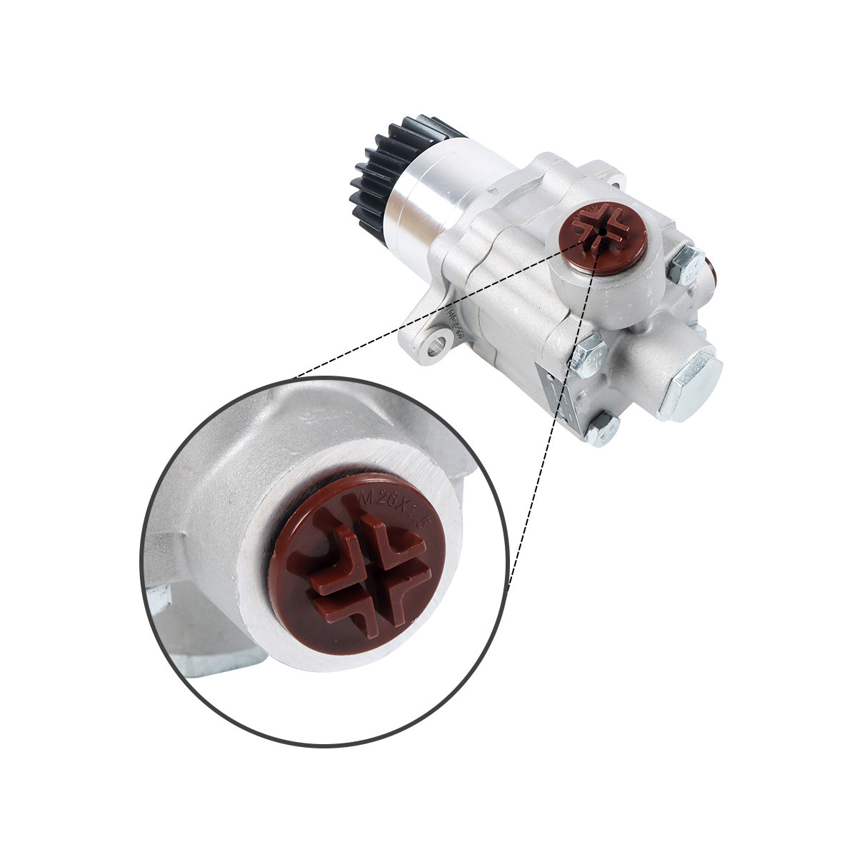 Servolenkungspumpe 20532472 20357309 für Volvo D12 VED12 Motor WG64 LKW – Sinocmp