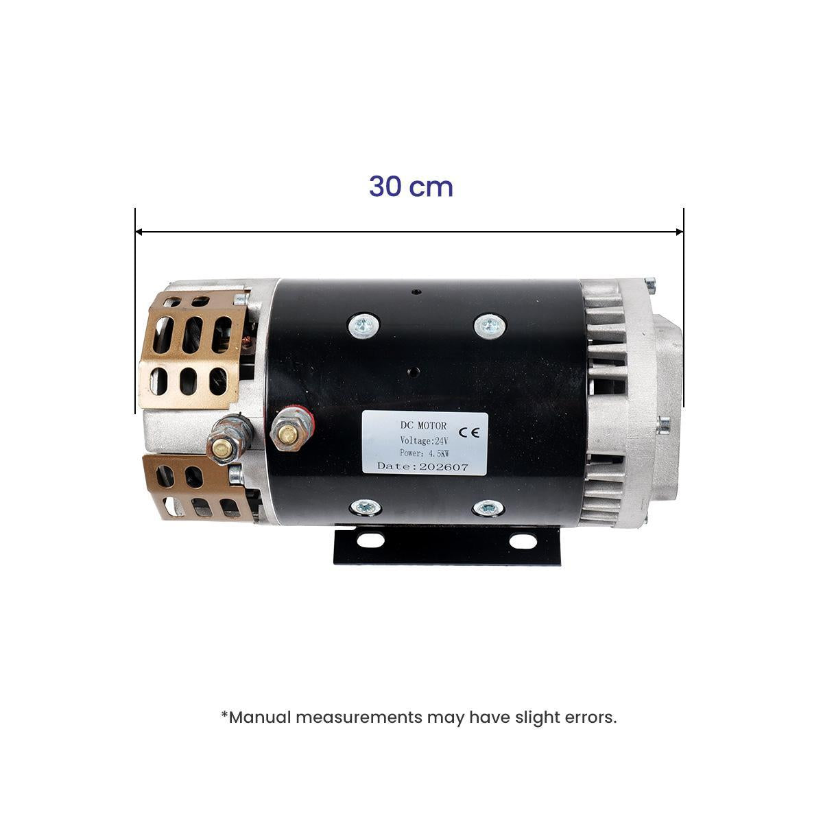 Pump Drive Motor 105387GT 105387 24V DC for Genie GR-12 GR-15 GR-20 QS-12 QS-15 TMZ-50/30 - Dimension