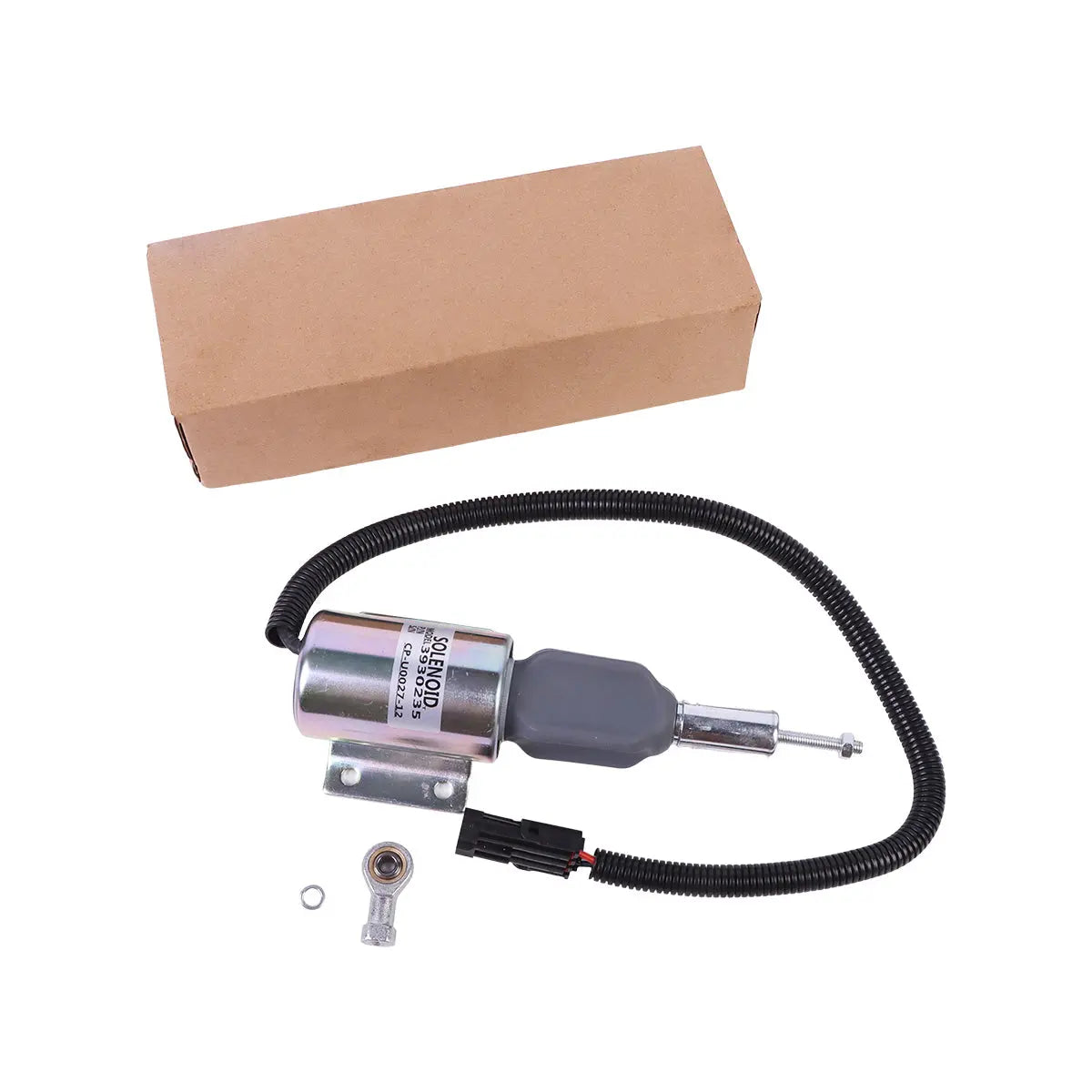 SA-4348-12 3930235 Fuel Shutoff Solenoid Valve for Cummins 6C 8.3 Engine - Sinocmp Package
