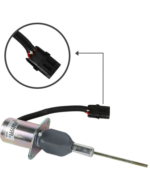 Válvula solenóide de corte SA-4697-24 3934177 RE53560 para motor Cummins 5.9
