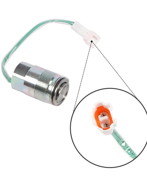 Válvula solenóide SKC5/G24-106-1 K3V112 24V para escavadeira Kobelco SK200-5 SK200-6