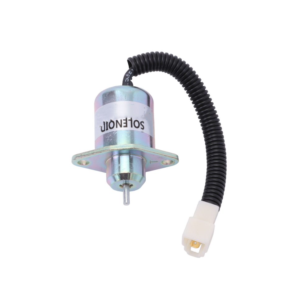 Shutoff Solenoid 12V 6281-910-011-00 6242128M1 for Iseki Engine E3CD E3CE E3CF E3CG
