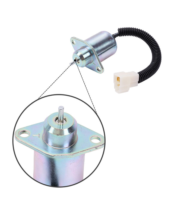 Solenóide de desligamento 12V 6281-910-011-00 6242128M1 para motor Iseki E3CD E3CE E3CF E3CG